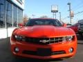 2012 Inferno Orange Metallic Chevrolet Camaro LT Coupe  photo #2