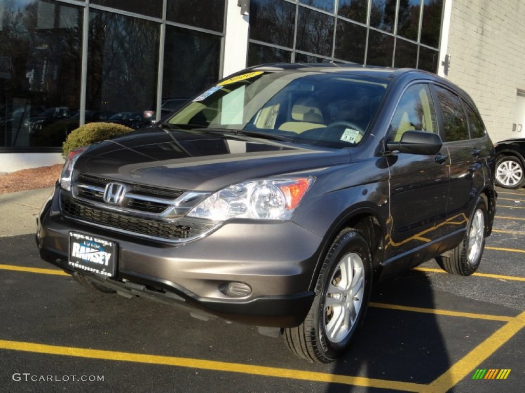 2010 CR-V EX AWD - Urban Titanium Metallic / Ivory photo #1