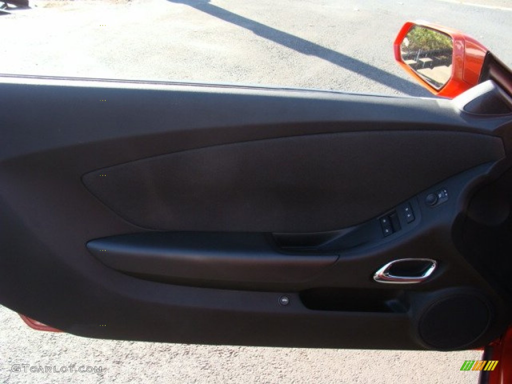 2012 Camaro LT Coupe - Inferno Orange Metallic / Black photo #6