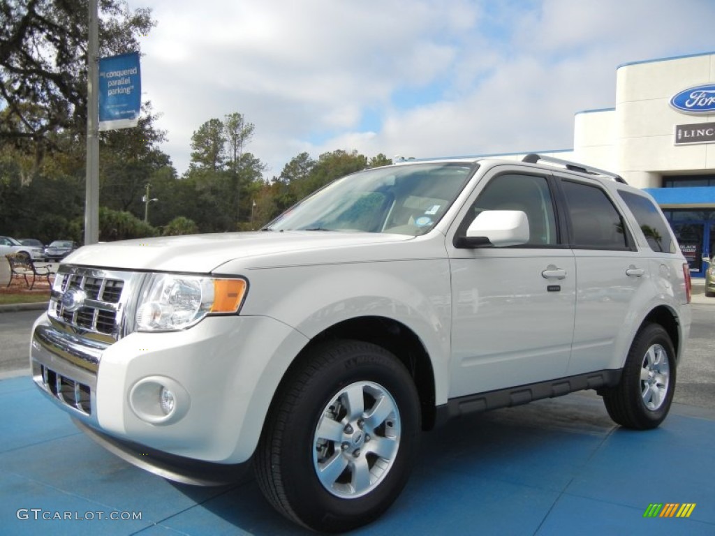2010 Escape Limited - White Suede / Camel photo #1