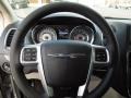 2013 Chrysler Town & Country Black/Light Graystone Interior Steering Wheel Photo