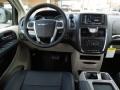 Black/Light Graystone 2013 Chrysler Town & Country Touring - L Dashboard