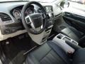 Black/Light Graystone 2013 Chrysler Town & Country Touring - L Interior