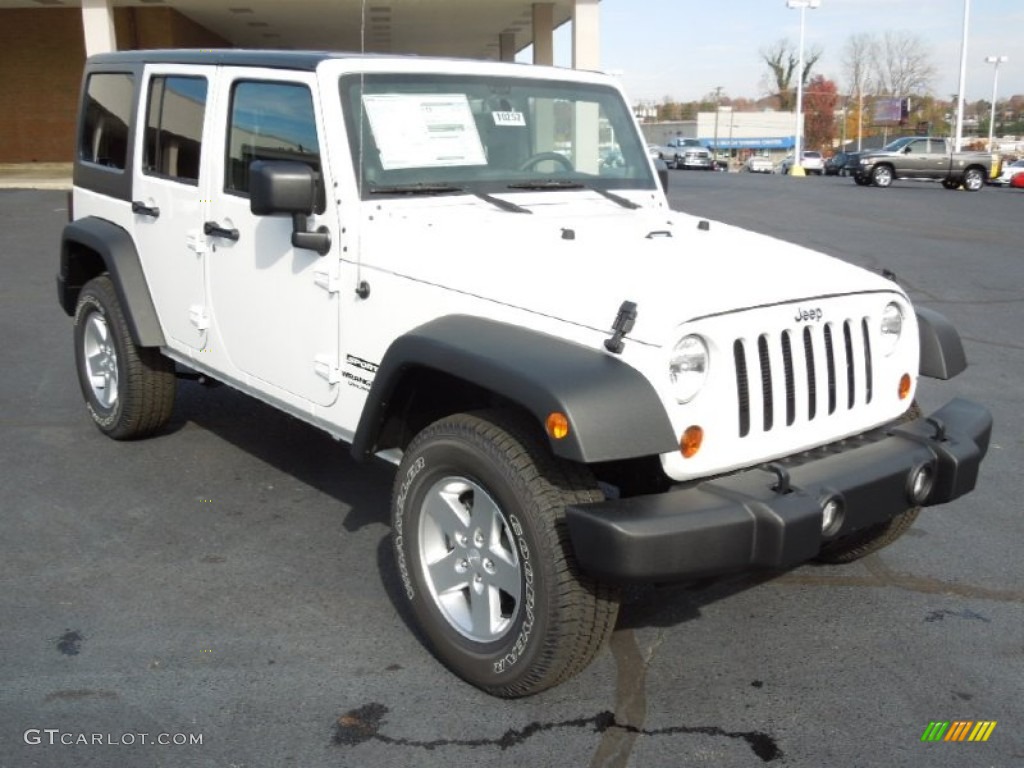 Bright White Jeep Wrangler Unlimited