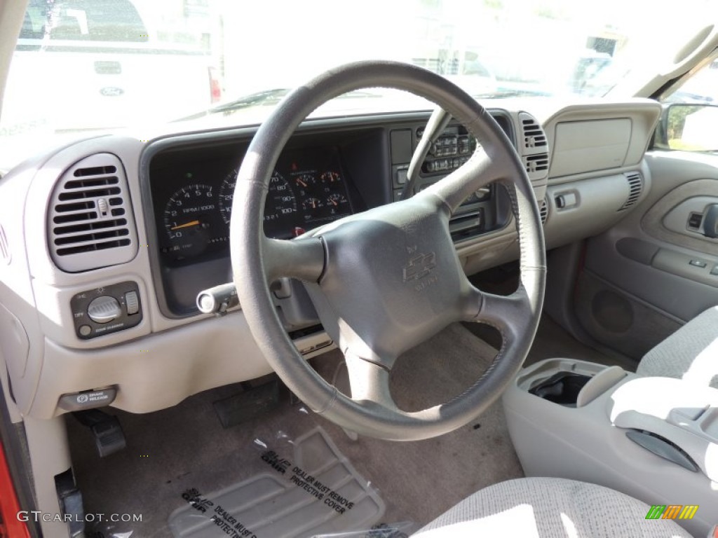 1999 Chevrolet Silverado 1500 LS Extended Cab 4x4 Medium Gray Dashboard Photo #73862024