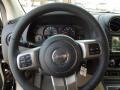 Dark Slate Gray/Light Pebble 2013 Jeep Compass Latitude Steering Wheel