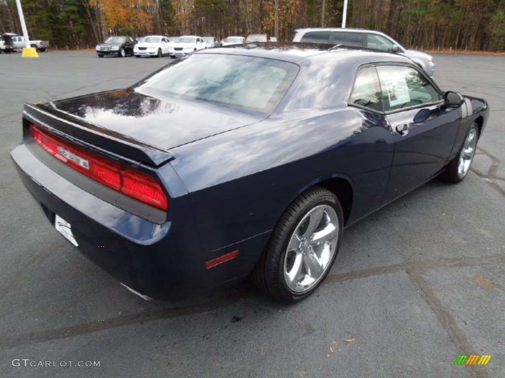 2013 Challenger R/T - Jazz Blue Pearl / Dark Slate Gray photo #5