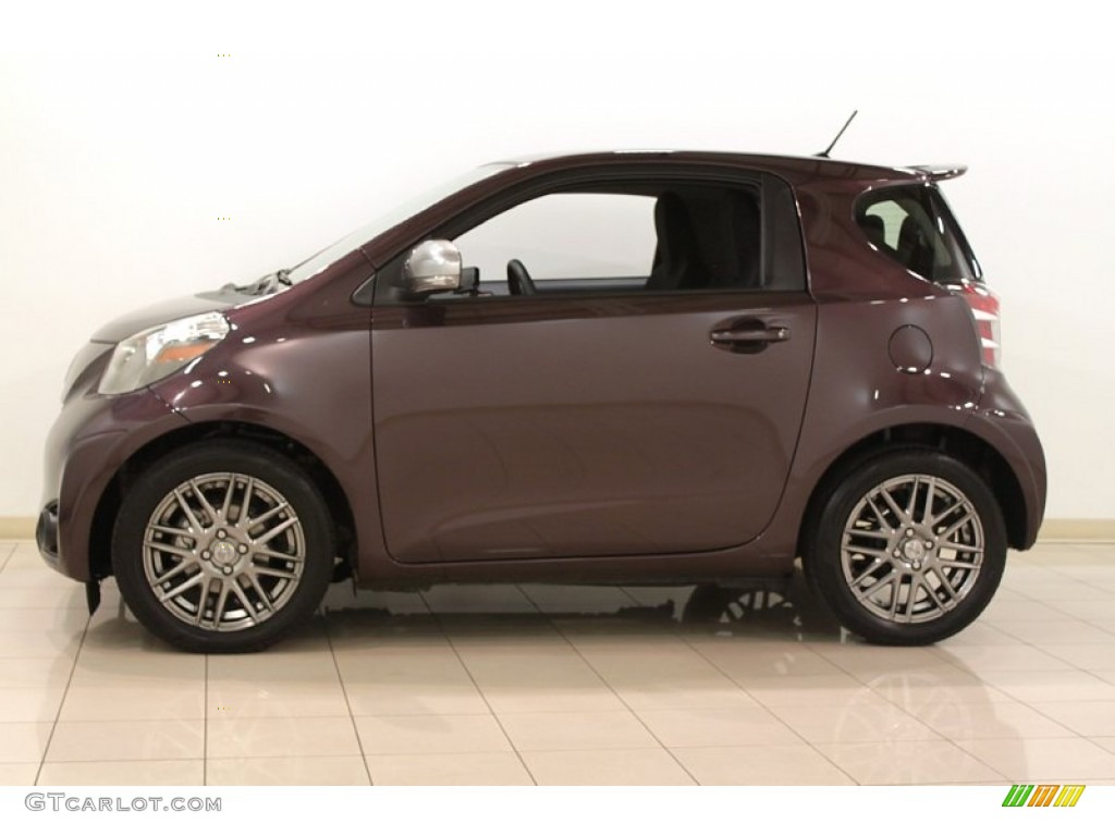 Black Currant Metallic 2012 Scion iQ Standard iQ Model Exterior Photo #73863437