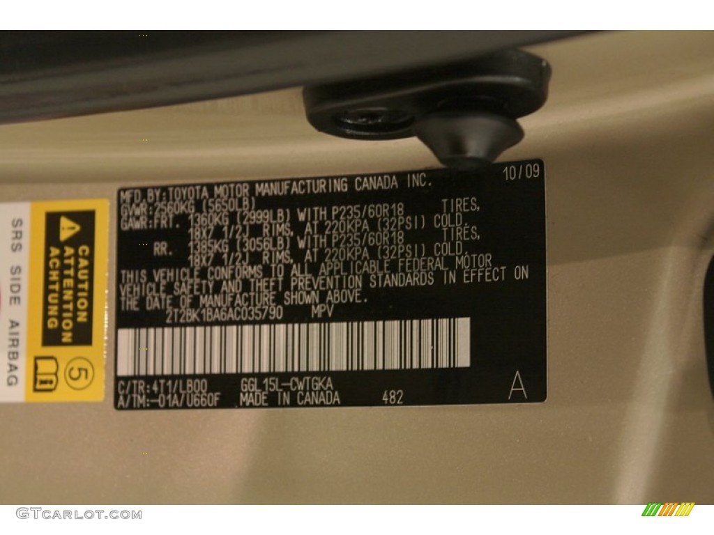 2010 RX 350 AWD - Golden Almond Metallic / Parchment/Brown Walnut photo #45