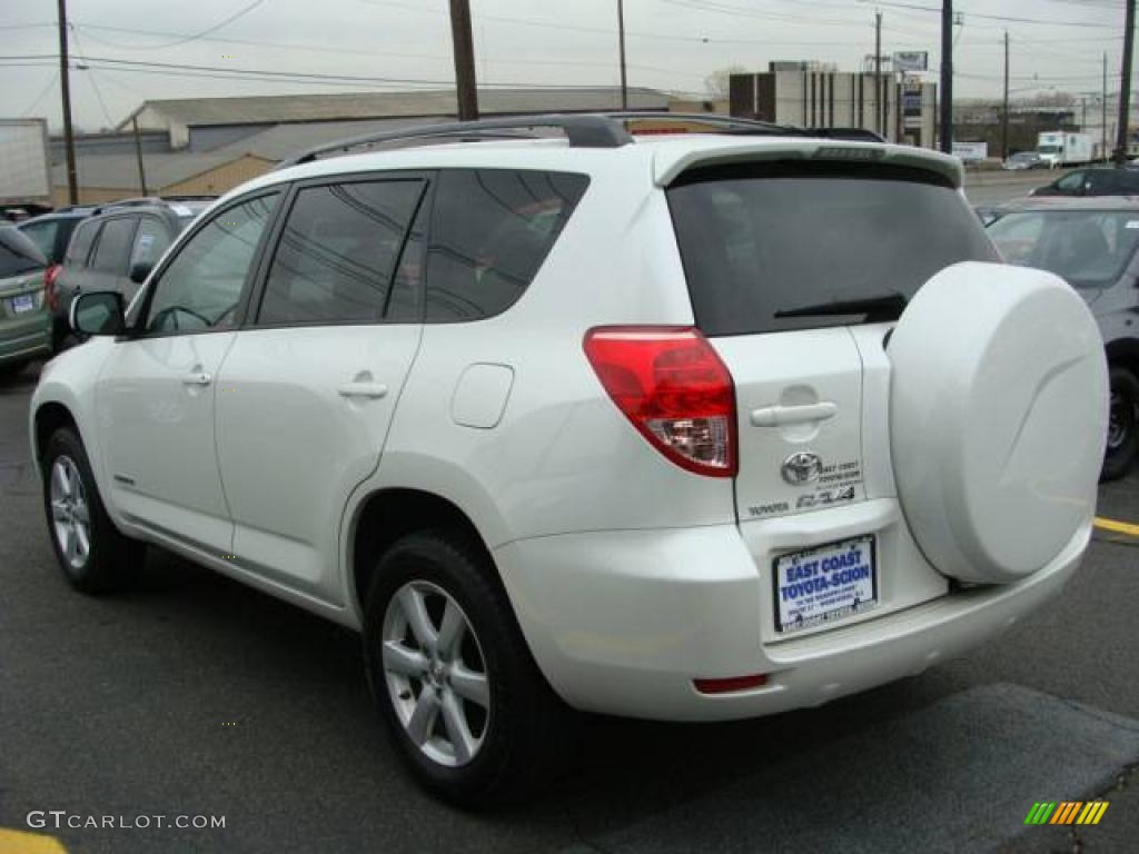 2006 RAV4 Limited 4WD - Super White / Taupe photo #5