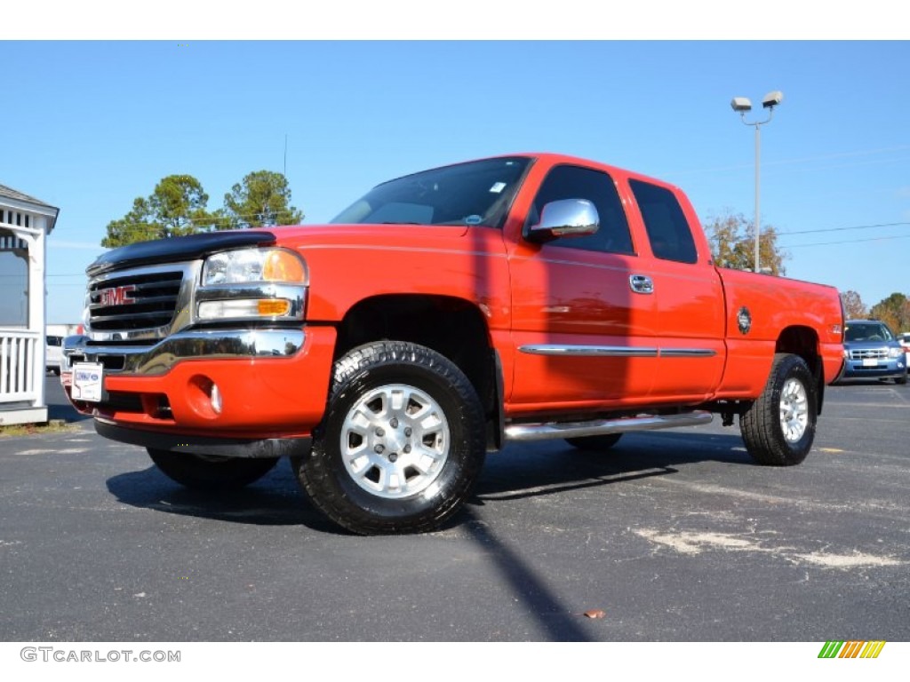 Fire Red GMC Sierra 1500