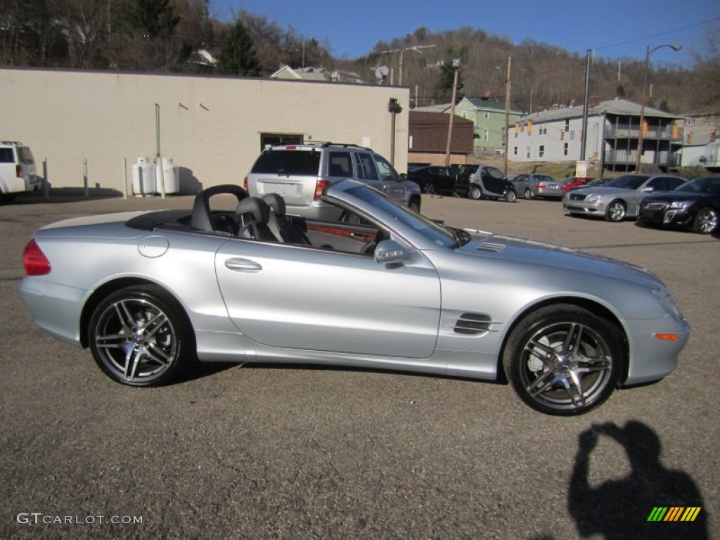 Diamond Silver Metallic 2003 Mercedes-Benz SL 500 Roadster Exterior Photo #73864772