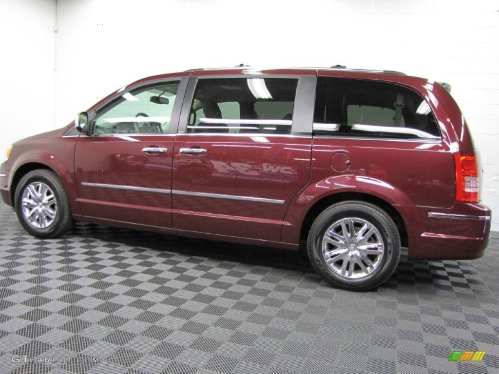 Deep Crimson Crystal Pearlcoat 2008 Chrysler Town & Country Limited Exterior Photo #73865849