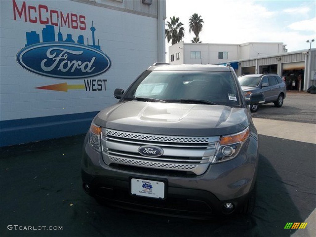 2013 Explorer XLT - Sterling Gray Metallic / Medium Light Stone photo #1