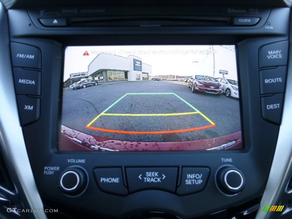 2013 Veloster  - Boston Red / Black photo #18