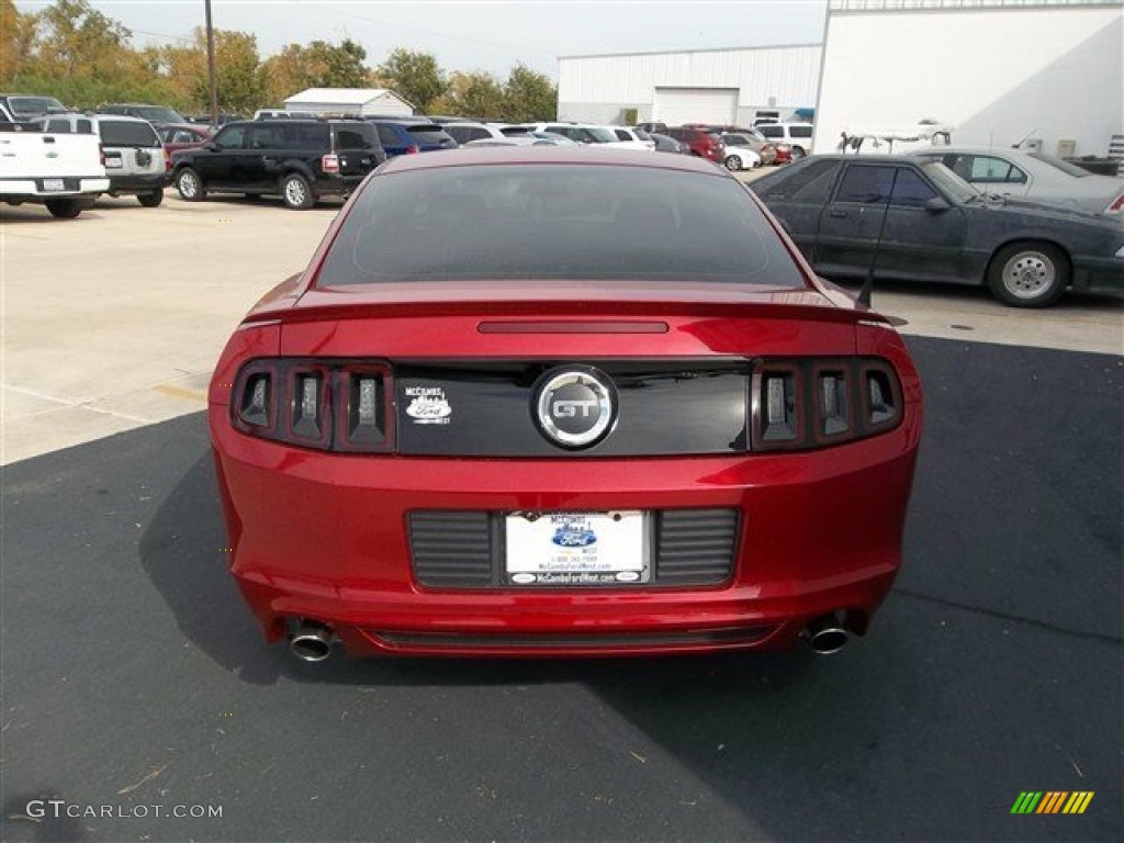 2013 Mustang GT Coupe - Red Candy Metallic / Charcoal Black photo #5