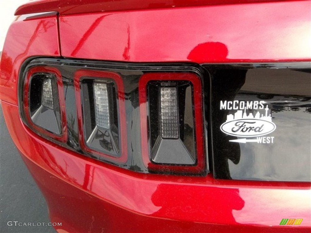 2013 Mustang GT Coupe - Red Candy Metallic / Charcoal Black photo #7