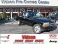 Onyx Black 2001 Chevrolet S10 LS Extended Cab 4x4