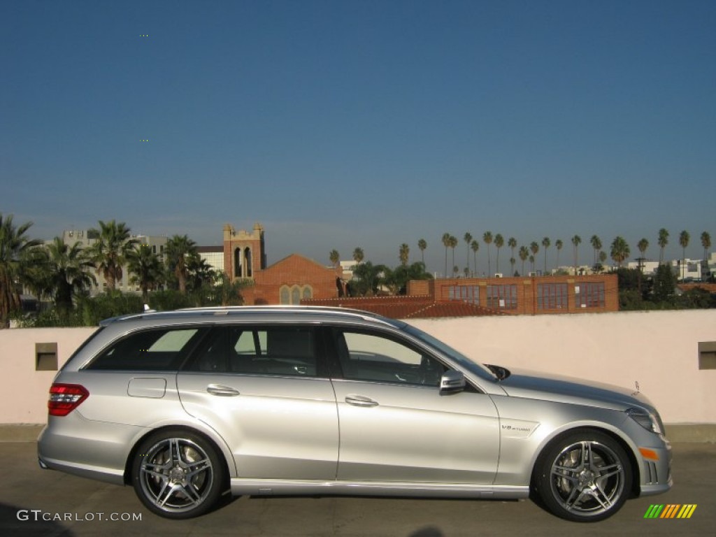 Iridium Silver Metallic 2013 Mercedes-Benz E 63 AMG Wagon Exterior Photo #73870212