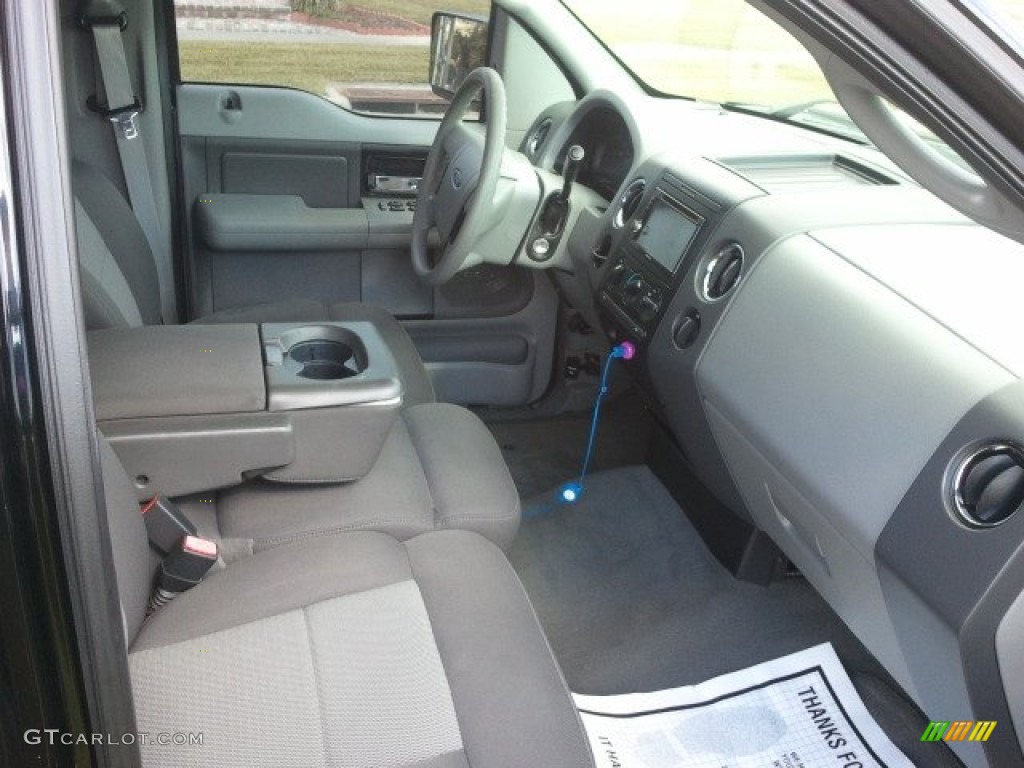 2006 F150 XLT SuperCrew - Black / Medium/Dark Flint photo #11