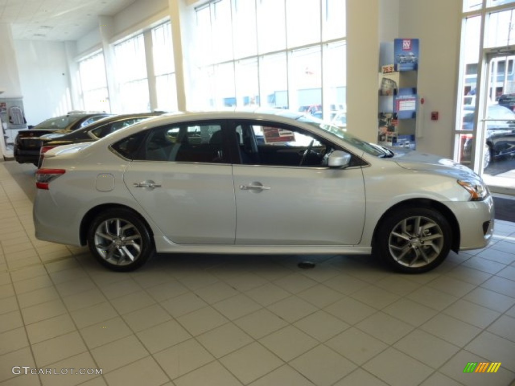 Brilliant Silver Metallic 2013 Nissan Sentra SR Exterior Photo #73872010
