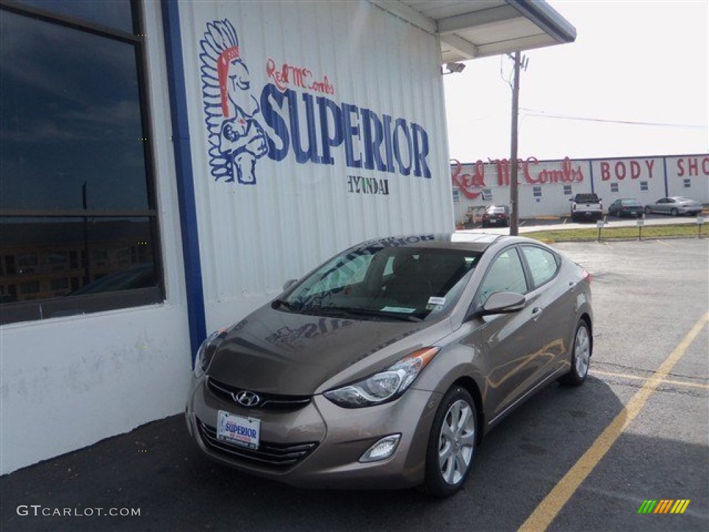 2013 Elantra Limited - Desert Bronze / Black photo #1