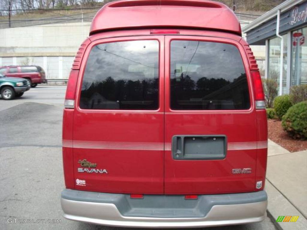 1998 Savana Van 1500 RV Conversion - Dark Toreador Red Metallic / Neutral photo #3