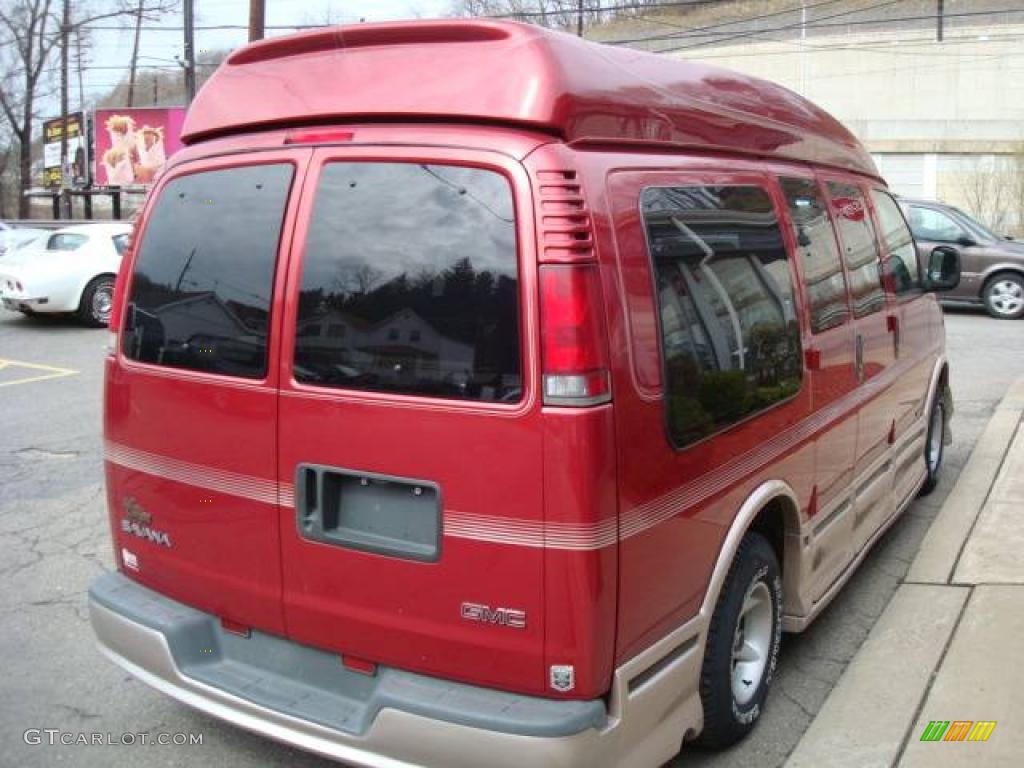 1998 Savana Van 1500 RV Conversion - Dark Toreador Red Metallic / Neutral photo #4