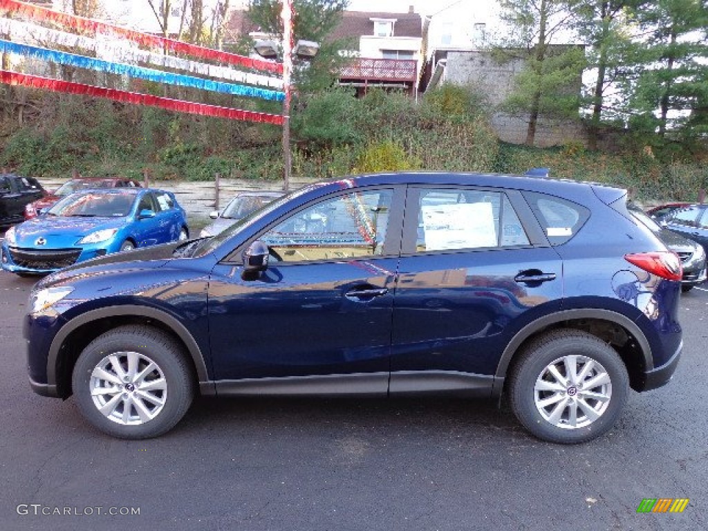 Stormy Blue Mica 2013 Mazda CX-5 Sport AWD Exterior Photo #73872752