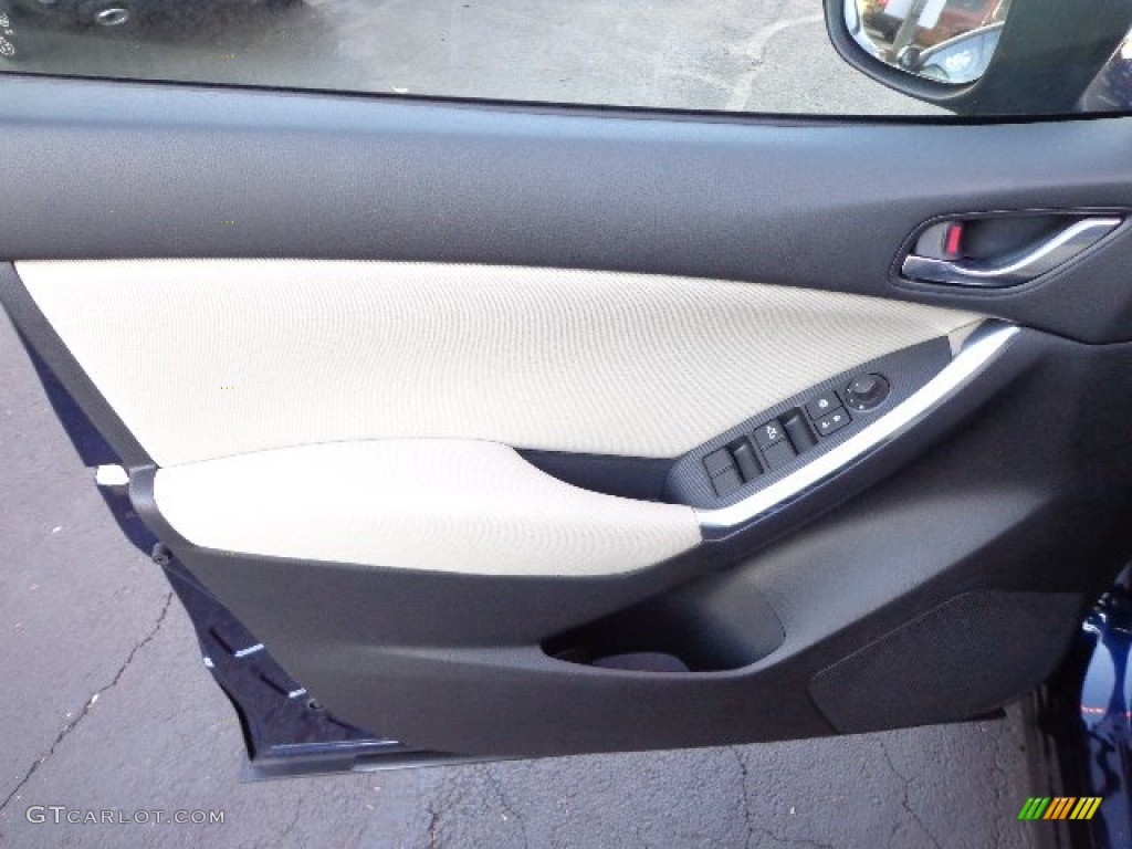 2013 Mazda CX-5 Sport AWD Sand Door Panel Photo #73872920
