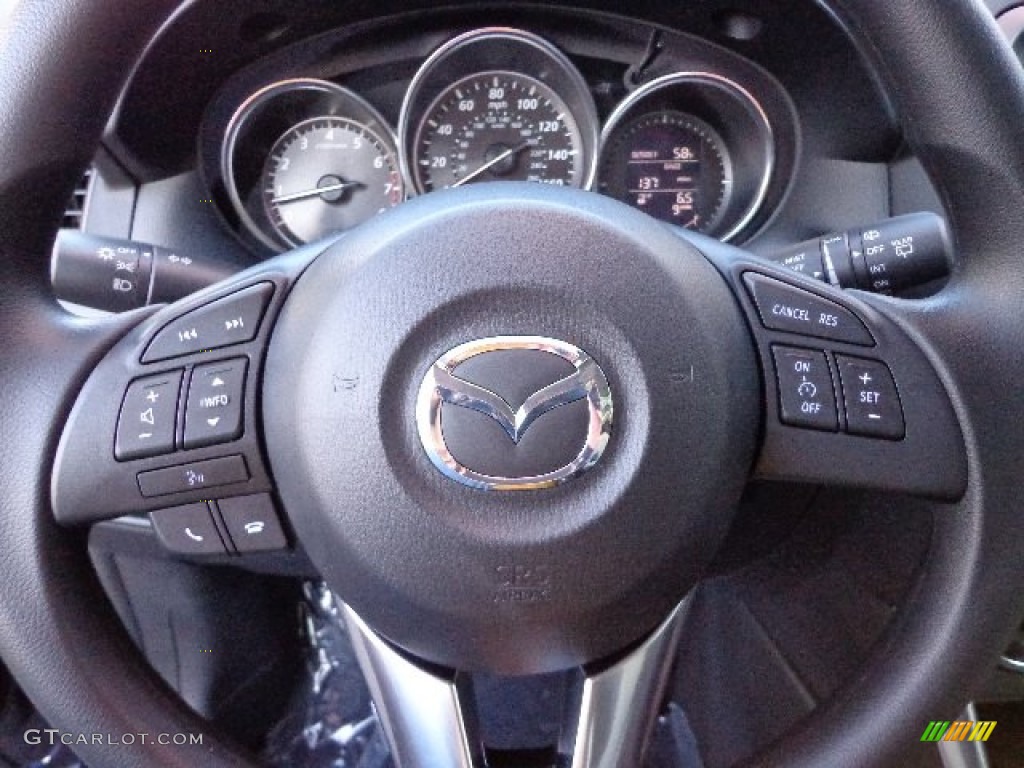 2013 Mazda CX-5 Sport AWD Sand Steering Wheel Photo #73872953