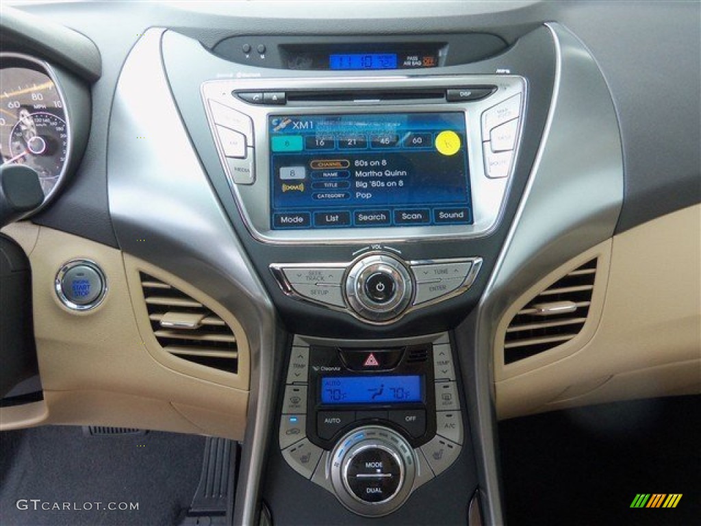 2013 Elantra Limited - Red Allure / Beige photo #16