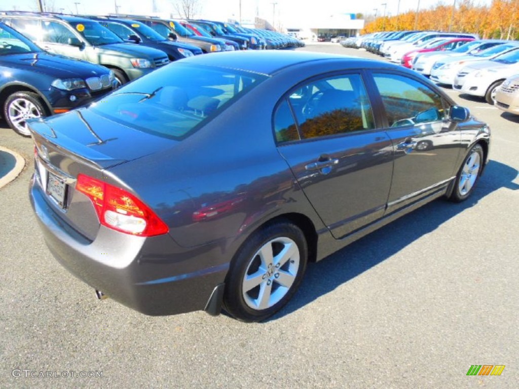 2011 Civic LX-S Sedan - Polished Metal Metallic / Black photo #5