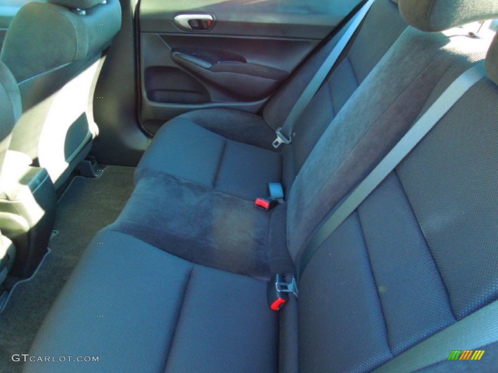 2011 Civic LX-S Sedan - Polished Metal Metallic / Black photo #17