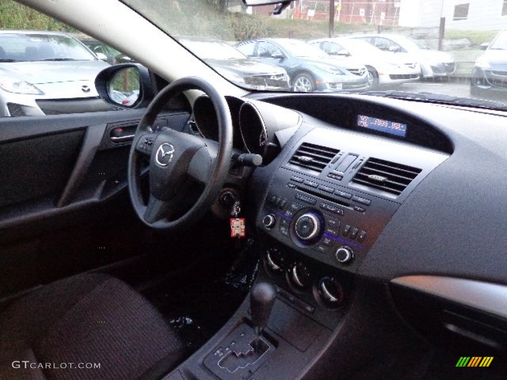 2013 Mazda MAZDA3 i SV 4 Door Black Dashboard Photo #73873349