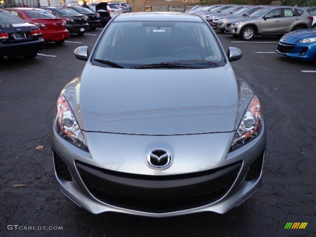 Liquid Silver Metallic 2013 Mazda MAZDA3 i SV 4 Door Exterior Photo #73873374