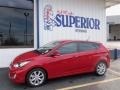 2013 Boston Red Hyundai Accent SE 5 Door  photo #4