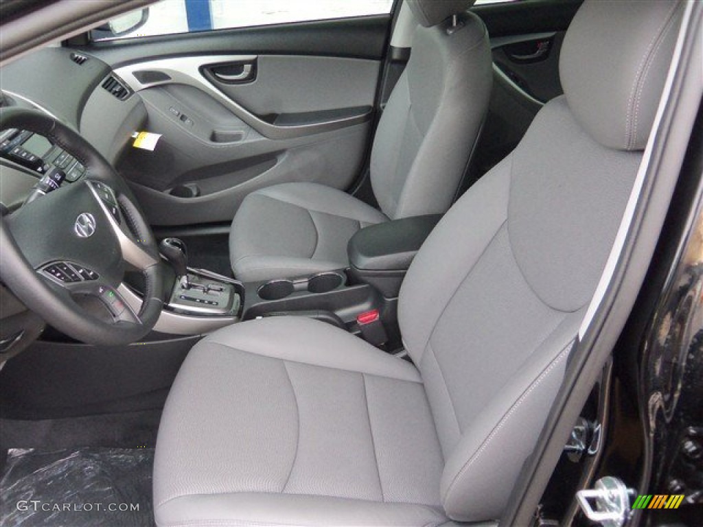 2013 Elantra Limited - Black / Gray photo #11