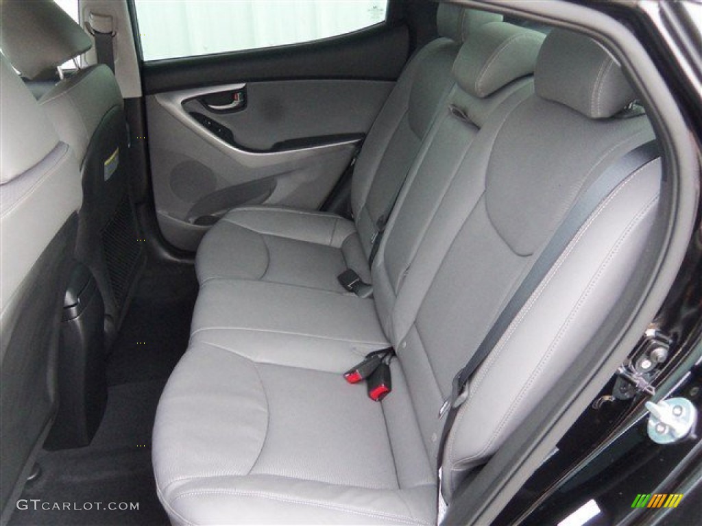 2013 Elantra Limited - Black / Gray photo #13