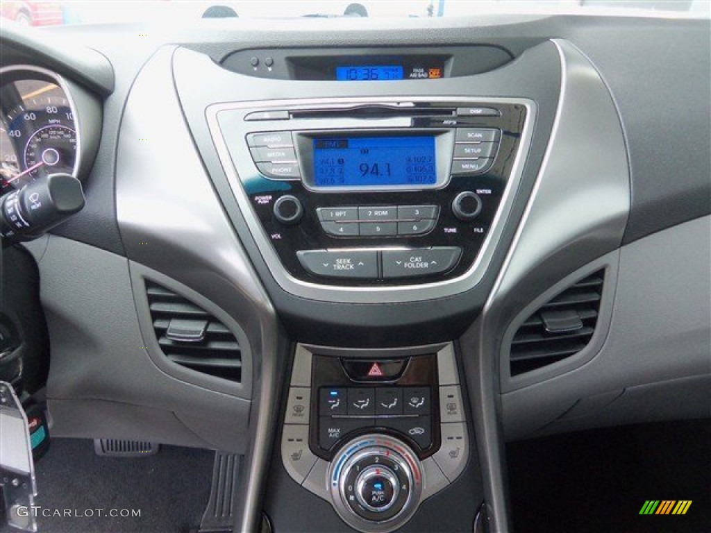 2013 Elantra Limited - Shimmering Air Silver / Gray photo #16