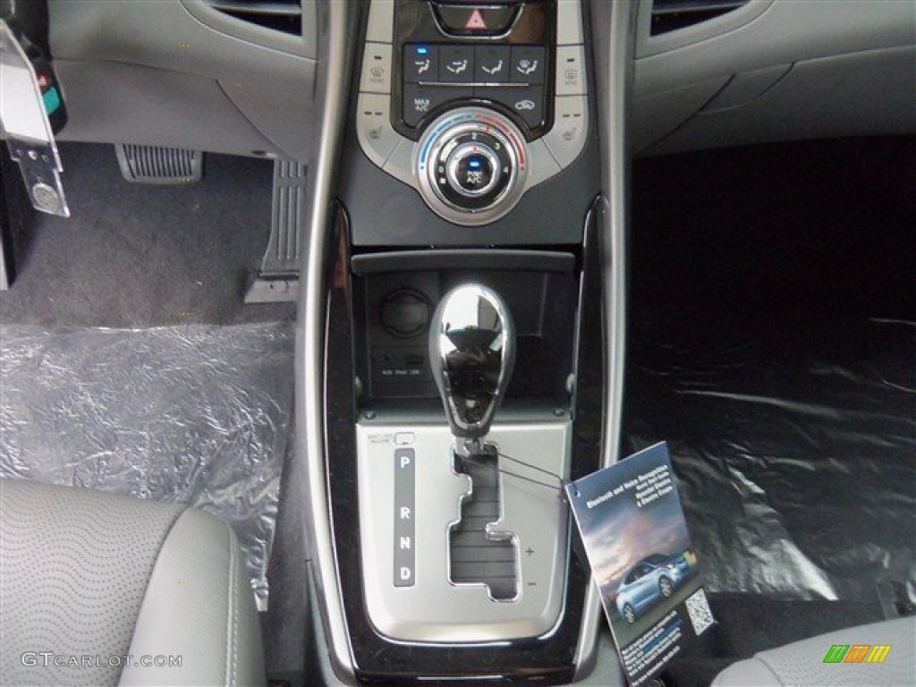 2013 Elantra Limited - Shimmering Air Silver / Gray photo #17