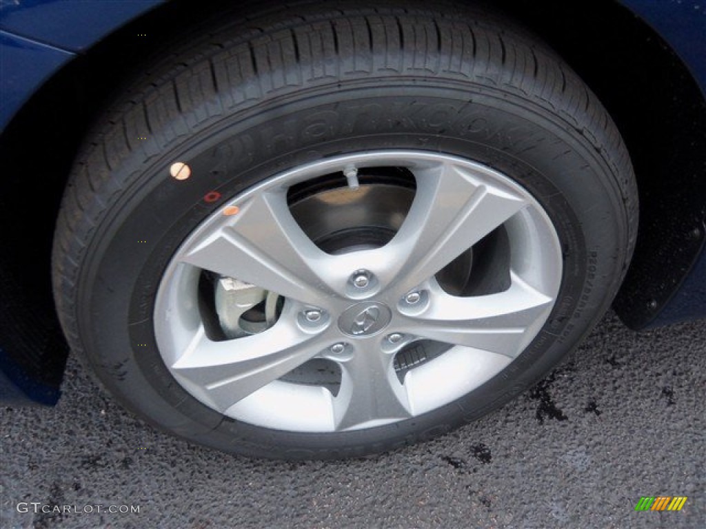 2013 Elantra Coupe GS - Atlantic Blue / Gray photo #3