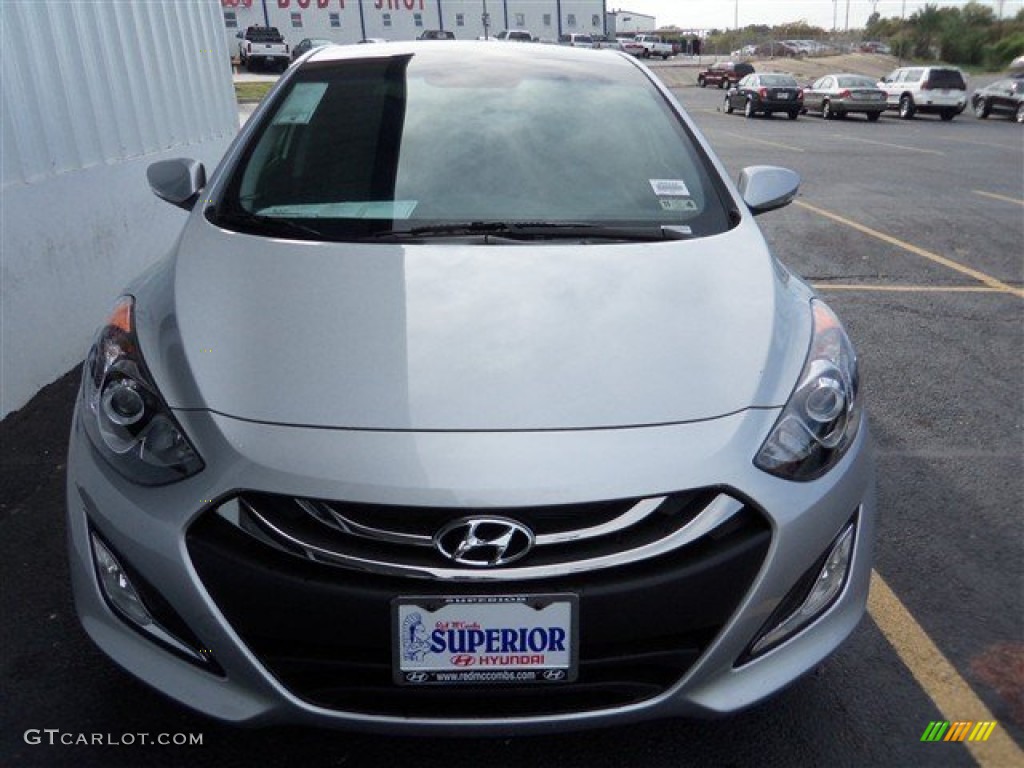 2013 Elantra GT - Silver / Black photo #2
