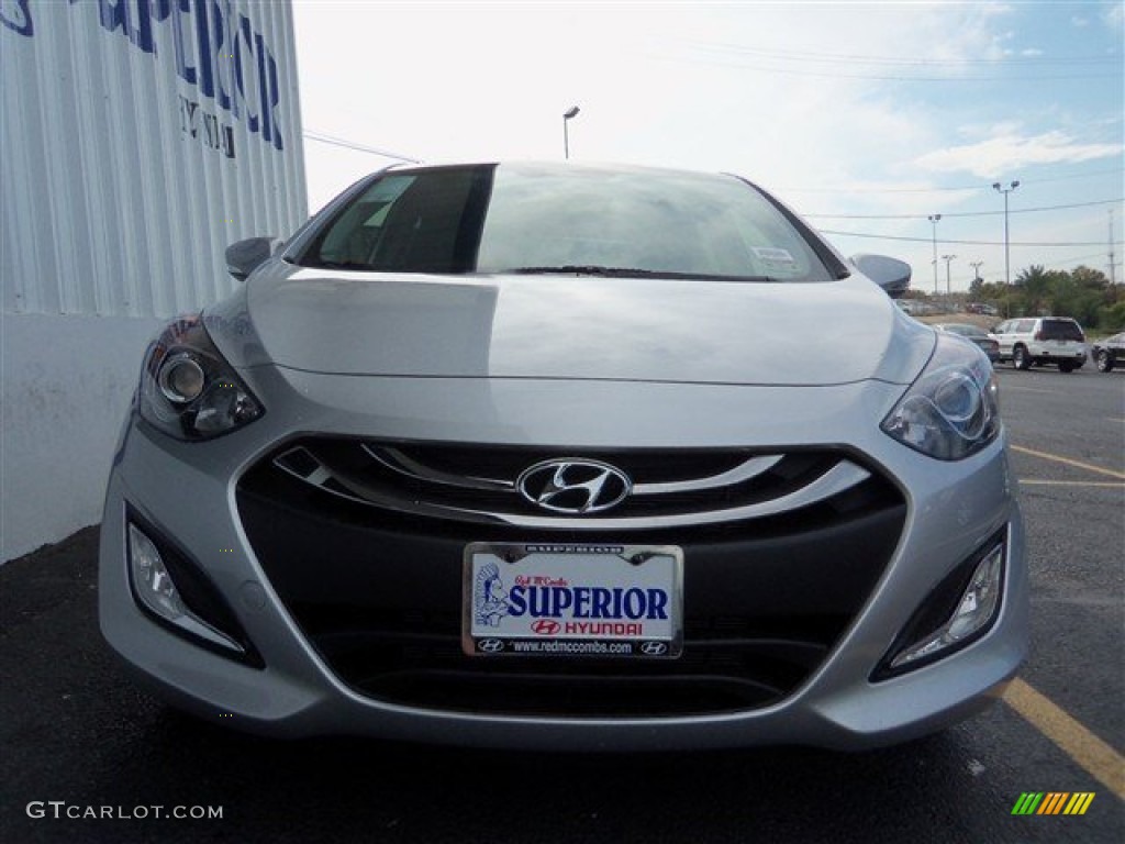 2013 Elantra GT - Silver / Black photo #3