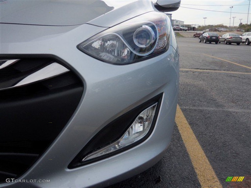 2013 Elantra GT - Silver / Black photo #4