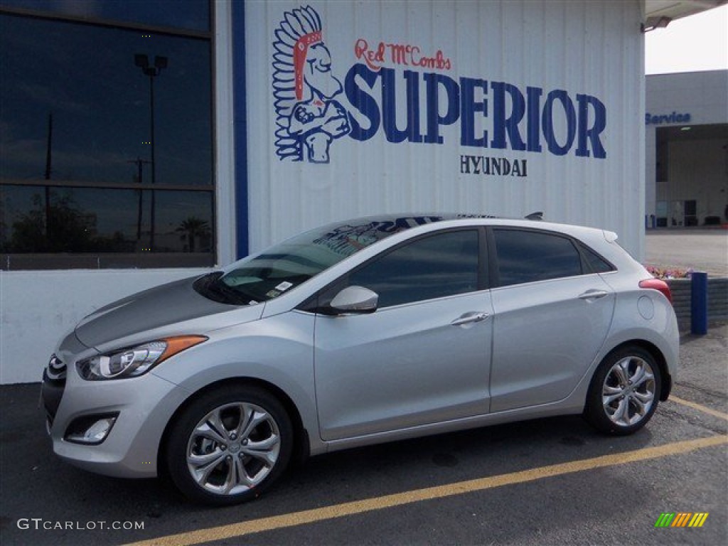2013 Elantra GT - Silver / Black photo #8