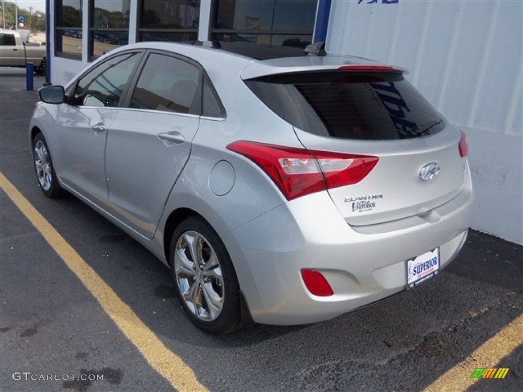 2013 Elantra GT - Silver / Black photo #9