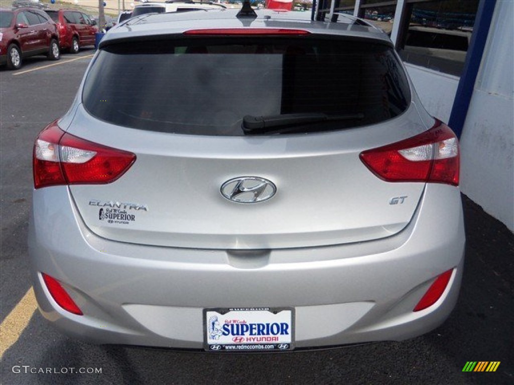 2013 Elantra GT - Silver / Black photo #10