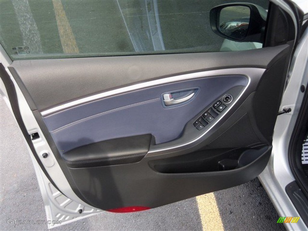 2013 Elantra GT - Silver / Black photo #14