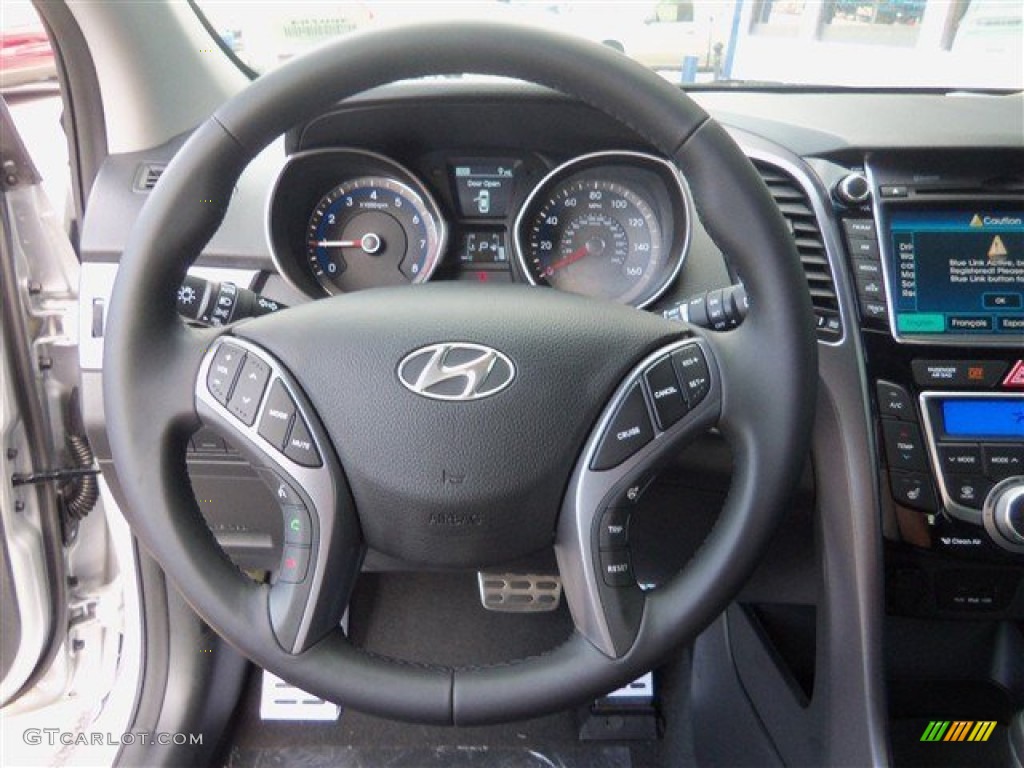 2013 Elantra GT - Silver / Black photo #19